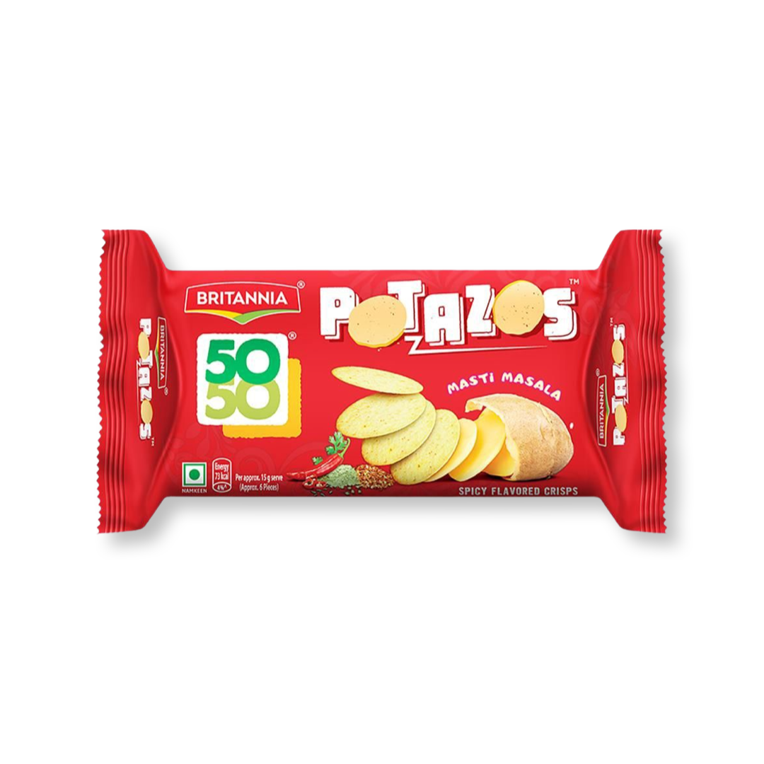 Britannia Britannia 50-50 Potazos 100gm 100gm